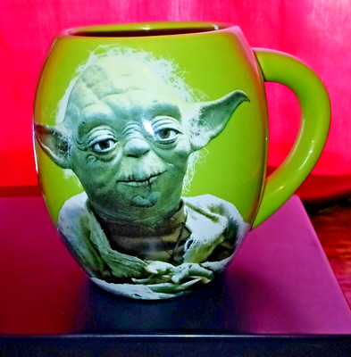 Yoda Green Coffee Cup (Mug) May The Force Be With You - Vandor LLC  - Lucasfilm