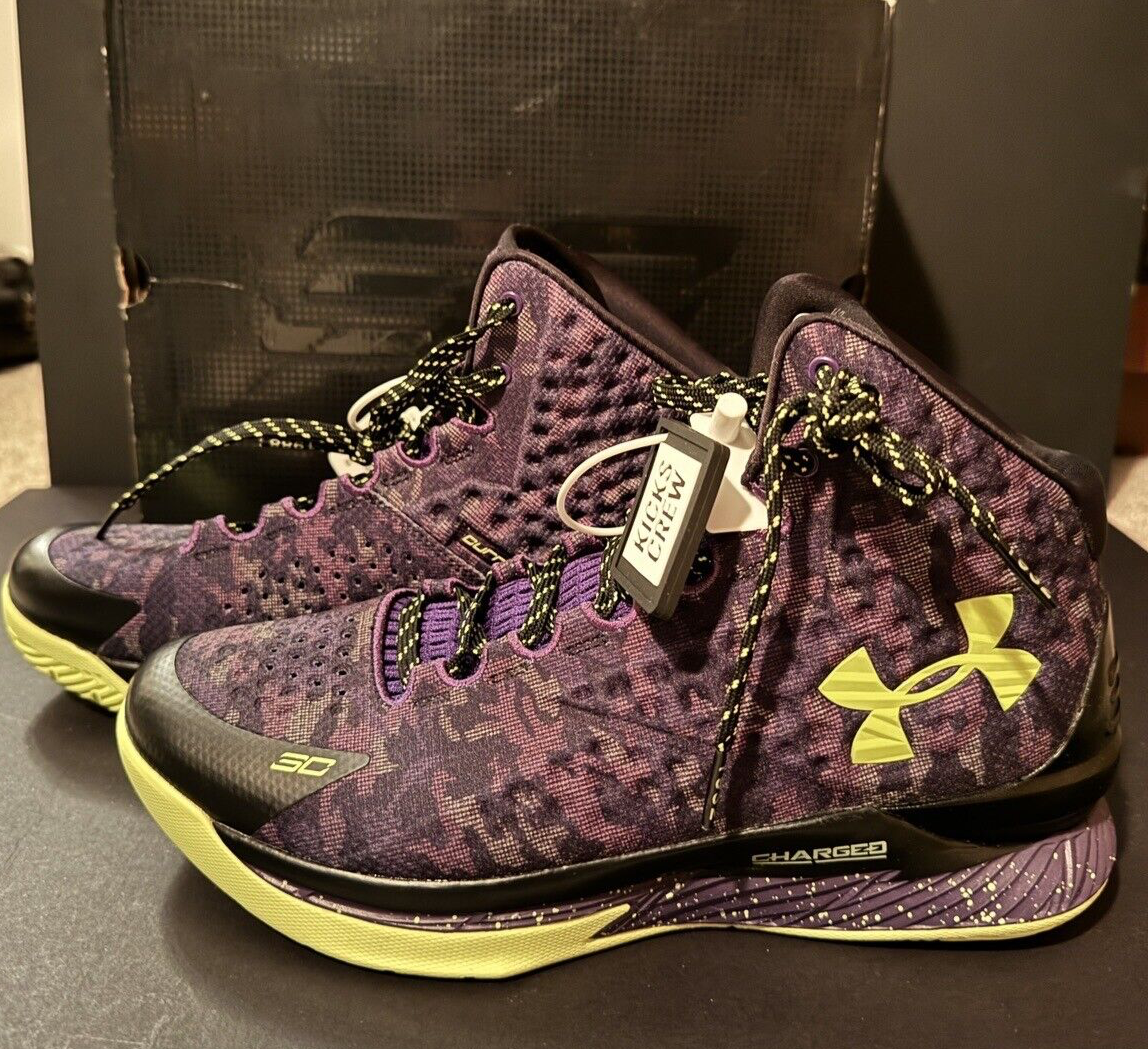 Size 10 - Under Armour Curry 1 Retro Dark Matter NBA | eBay