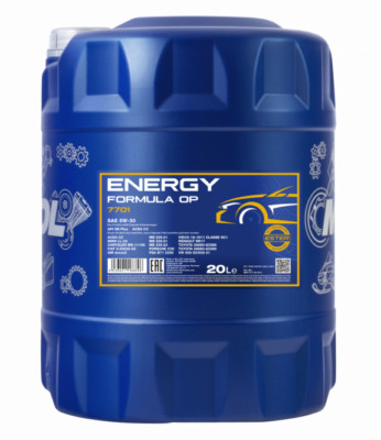 20 Liter Mannol 7701 Energy Formula OP 5W-30 Motoröl 5W30 GM OPEL dexos2  C3