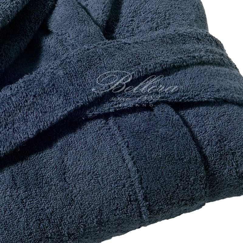 Bellora Fiocco: Accappatoio in Spugna Cotone 100% Design Italiano - 2