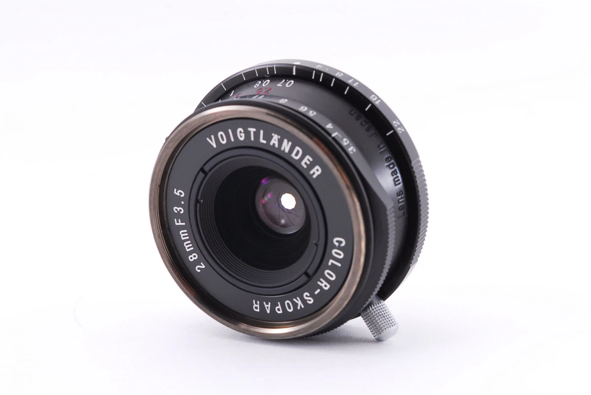 Voigtlander COLOR SKOPAR 28mm f/3.5 Black L39 LTM Lens [Near Mint] #1135253