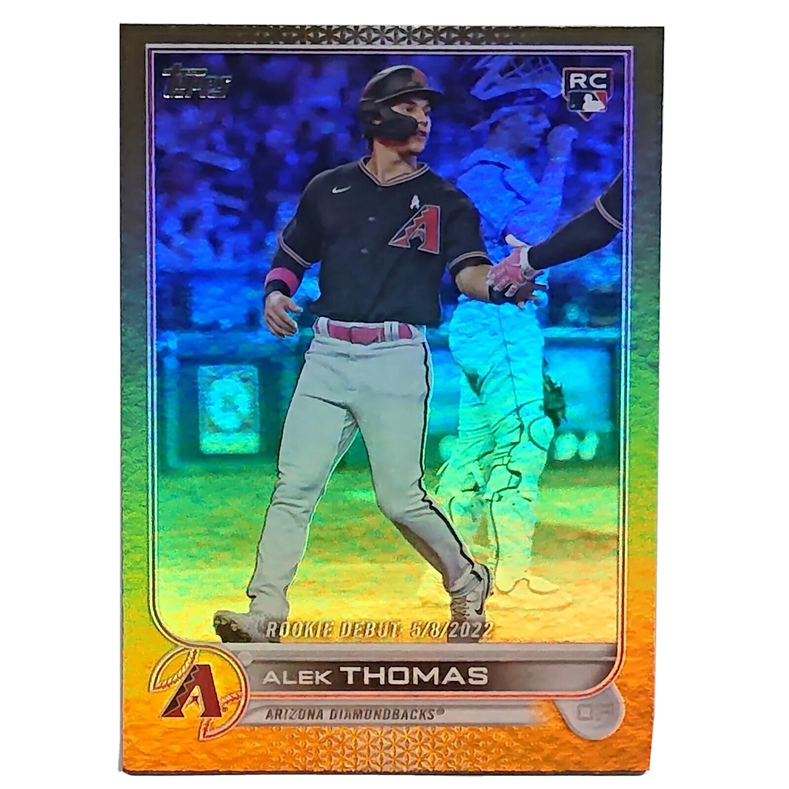 2022 Alek Thomas RC Gold Foil Topps Update US282 Diamondbacks