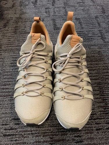 EUC Nike Air Zoom Spirimic US 11.5 Bamboo Tan White Spiridon Seismic | eBay