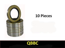 (Qty 10) 10-60 15192TB Double Lip Seals for 2,000 EZ-Lube Axles BT16 Spindle