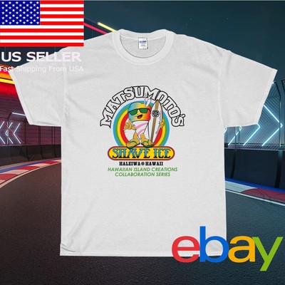 NEW HAWAIIAN ISLAND CREATIONS MATSUMOTO SHAVE ICE LOGO T-SHIRT FUNNY SIZE S-5XL