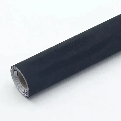 Black Alcantara Style Self Adhesive Car Interior Vinyl Wrap Faux Suede 200X150 - Picture 15 of 23