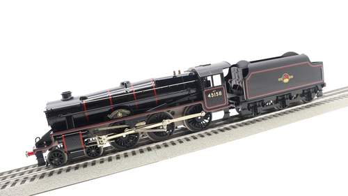 ACE Trains, O, #45158, BR, Glasgow Yeomanry, 4-6-0 'Black Five' 2/3R DC, C-9 NUEVO EN CAJA - Imagen 21 de 24