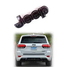 2014-18 Jeep Grand Cherokee GLOSS BLACK Tailgate Emblem Mopar OEM 5UY60DX8AA