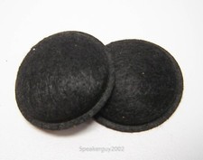 Pair of 1 1/4" Felt Speaker Dust Caps -- Speaker Parts