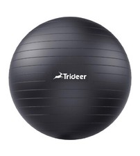 Trideer Exercise Yoga Ball Black, Anti Burst L 58-65cm