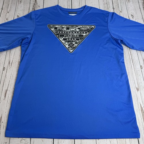 Columbia PFG Omni Shade Sun Protection Short Sleeve T Shirt Fishing Digital Camo - Picture 2 of 8