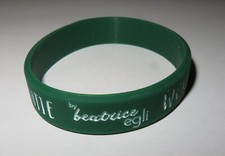 Original Beatrice Egli Armband / Silikonarmband grün "Wohlfühlgarantie" NEU