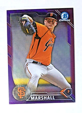2016 Bowman Chrome Mac Marshall /250 Purple Refactor #BCP205 Giants rookie