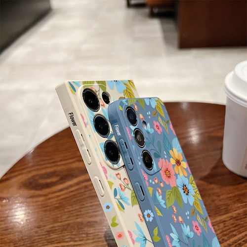 Funda Para Samsung Galaxy A55 A25 A15 A54 A14 S25 S24 Ultra Delgada Floral Cubierta Suave - Imagen 9 de 17