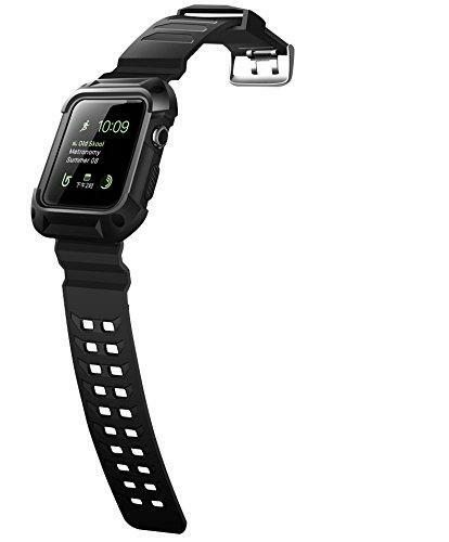 Natogears Apple Watch cinturino in silicone, cinturini iWatch 42 mm con custodia protettiva - Foto 6 di 20