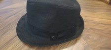 Stetson All American Fedora Hat Size L/XL Black