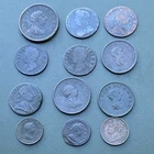 12x Georgian Copper Coins Farthing  Half Penny 1806 William III George Lot 13