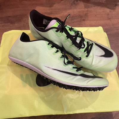 Nike Zoom 400 Track Shoes Green Sprint Track & Field AA1205-300 Mens Size 13