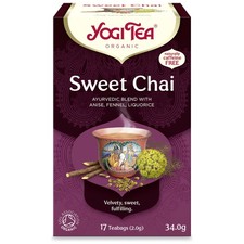 Image of YOGI TEAS AYURVEDIC Organic Sweet Chai Tea 17bags (PACK OF 1)