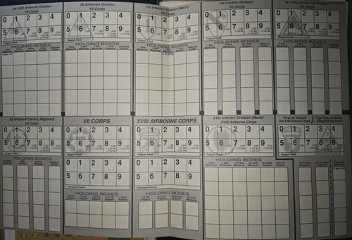 PHASE LINE SMASH Solitaire War Board Game, GDW 0126, Iraq War, Unpunched 1992 - Picture 14 of 14