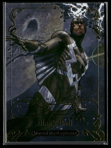 Black Bolt [Red Spectrum Foil] #50 Marvel 2022 Masterpieces card