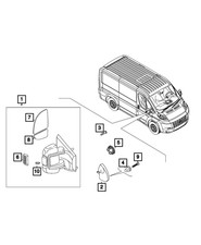Genuine Mopar Side Marker Lamp Left 68374918AA