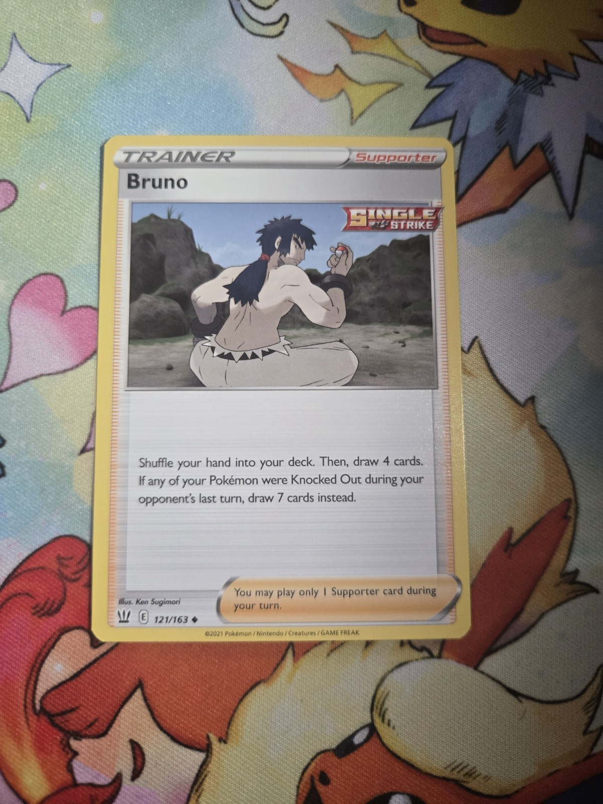Pokemon Bruno 121/163 English 