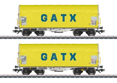 Märklin 47232 Schiebeplanwagen-Set | GATX | Ep.VI | Spur H0 | MC | Vedes