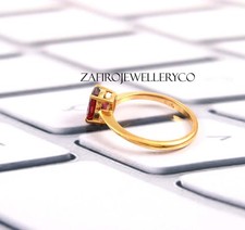 Garnet Ring, Birthstone Gift Ring, Promise Ring, Natural Garnet