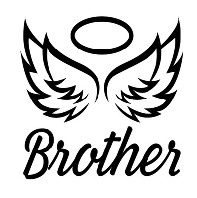 BROTHER MEMORIAL Decal - Memorial In Loving Memory Sticker Dad Funeral Decal