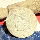 Dug Post Civil War 💥 🇺🇸 💣 Virginia Polytechnic Institute Coat Button