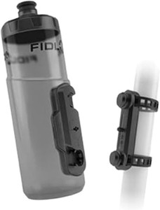 FIDLOCK Twist Bike Bottle 600ml/21oz + Universal Base Set Magnetic Holder, Smoke