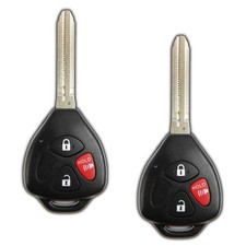 Replacement For Scion 2005-2010 Tc Toyota 2007-2013 Yaris Remote Key Fob Pair