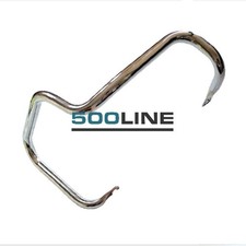 Tubolare paraurti posteriore sinistro Fiat 500 L in acciaio cromato alta qualita