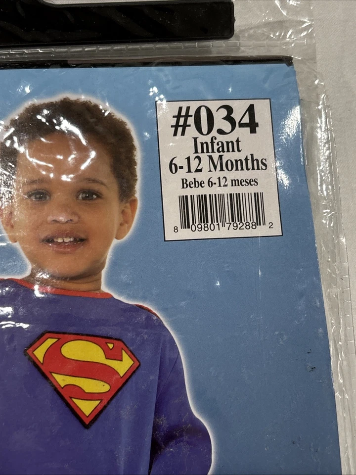 DC Batman, Talla Infantil 6-12 Meses, Disfraz Halloween: Mono, Capa, Máscara Foto 4 de 4