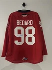 Connor Bedard Regina Pats Autographed Signed CCM CHL Hockey Red Alt 3rd  Jersey