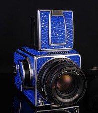 AMANDA---Hasselblad Camera 500 Series Genuine Leather Lizard Skin Cover