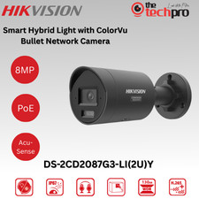 Image of Hikvision DS‑2CD2087G3-LI(2U)Y 8MP ColorVu AcuSense IP Dome Camera NightVision