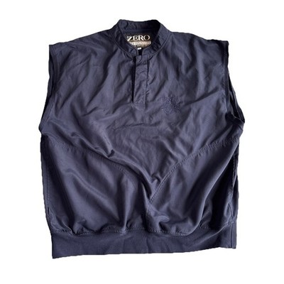 ZERO Restriction Golf Outerwear Mens Vest Navy Blue Lightweight Pullover Size L