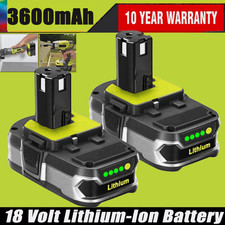 2PACK For RYOBI P108 18V One Plus High Capacity Battery 18 Volt Lithium-Ion New