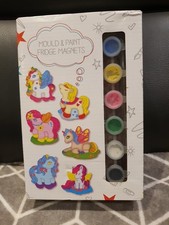 Mould & Paint Fridge Magnets*Make Your Own Unicorn Magnets*Craft Kit*