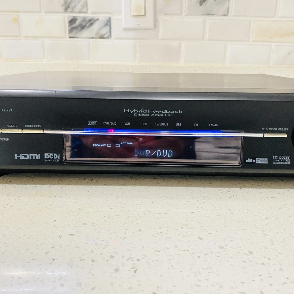 🔥JVC RX-D412 Audio/Video Control Receiver HDMI AV Tested Working - Image 3 of 4