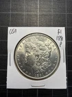 USA Silver Morgan Dollar 1891 P Cleaned