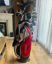 Dunlop Fazer Left-Handed 11 Club Set w/ Bag, Reg Flex, Steel/Graphite, Ti