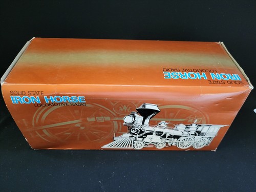 VINTAGE Solid State IRON HORSE Locomotive Radio Unit 1864 NEW IN BOX - Picture 2 of 5