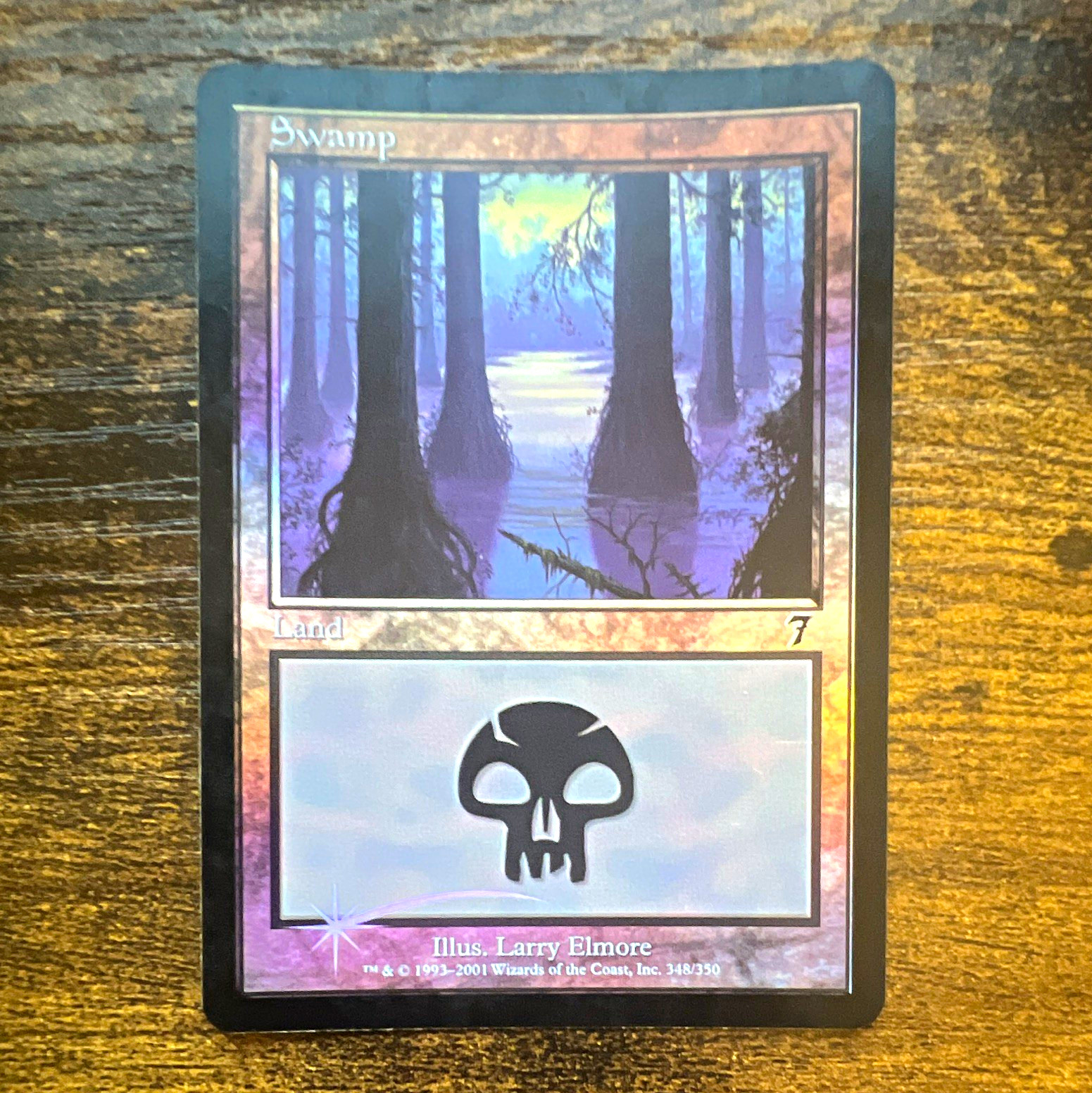 Wizards of the Coast Swamp 7th Edition Foil Land #348/350 EN 2001 Elmore