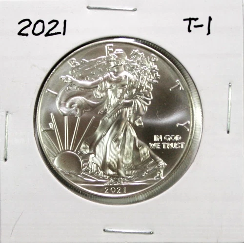 2021 Type-1 American Silver Eagle BU 1 oz #SC