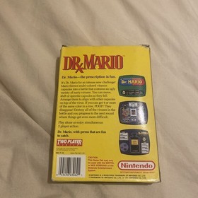 NES Game: Dr. Mario (Doctor Mario) [Boxed, Complete w/Manual]