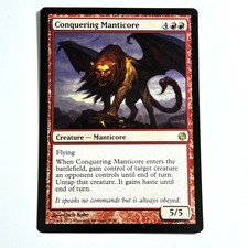 Conquering Manticore 55 R Duel Decks: Heroes vs. Monsters Magic the Gathering LP
