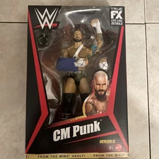 CM Punk Straight Edge Societ) WWE Elite Collection From the Vault Ringside NEW